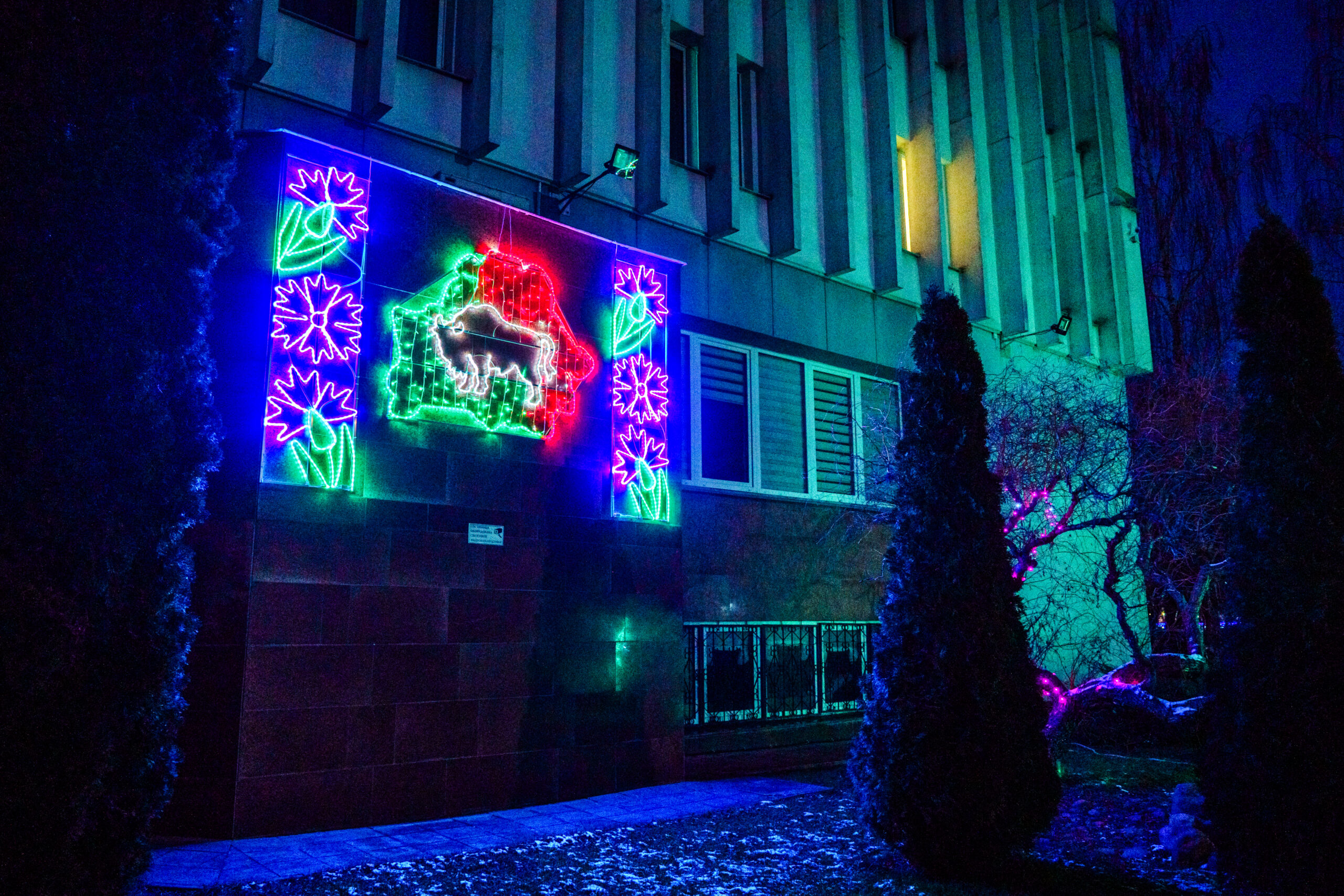Много света